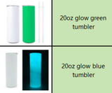 25 Pack Halloween Cups 20oz Tumblers Glow in the Dark_GGbblanks