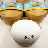 8 Pack Jumbo Soft Sensory Giant 25cm Dumpling Squishy Steamed Bun Stress Relief Fidget Toy with Mystery Blind Box for Kids_GGblanks