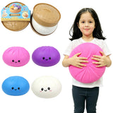 8 Pack Jumbo Soft Sensory Giant 25cm Dumpling Squishy Steamed Bun Stress Relief Fidget Toy with Mystery Blind Box for Kids_GGblanks