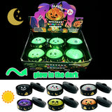 72 Pack Halloween Maltose Slow Rising Glow In The Dark Sugar Dumpling Squishy Stress Relief Fidget Toys for Kids_GGblanks