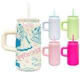 25 Pack 16oz Stainless Steel Can with Handle Hot Pink White Blue Green Mugs for Blank Sublimation Kids_GGblanks