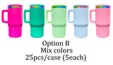 25 Pack USA Presale Rainbow Underneath 20oz Kids Stainless Steel Tumblers with Leak Proof Straw Lids_GGblanks