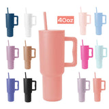 China RTS_40oz powder coated Simple- Modern-style stainless steel travel tumblers 20pcs- GGblanks