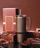 20 Pack Gold Plated Tumblers Dark Chocolate Brown H2.0 30oz 40oz Quencher Tumbler_GGblanks