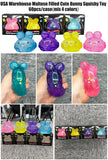 60 Pack Jelly Hops Squishy Bunny Stress Ball Sensory Squeeze Toys_GGblanks
