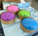 6 Pack Jumbo Soft Sensory Giant 25cm Dumpling Squishy Steamed Bun Stress Relief Fidget Toy with Mystery Blind Box for Kids_GGblanks