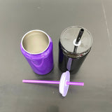 25 Pack Halloween 16oz Stainless Steel Cans 13black 12purple_GGblanks