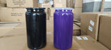 25 Pack Halloween 16oz Stainless Steel Cans 13black 12purple_GGblanks
