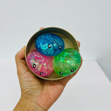 72 Pack 5.5cm Maltose Glitter Slow Rising Multi-color Mini Cute Sugar Dumpling Set Stress Relief Squishy Toys with Steamer_GGblanks