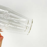 12 Pack 32oz 40oz Predrilled Glass Snow Globe Tumblers with Bamboo Lids Straws and Plugs for Sublimation_GGblanks