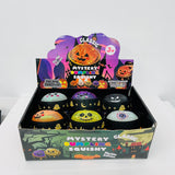 72 Pack Halloween Maltose Slow Rising Glow In The Dark Sugar Dumpling Squishy Stress Relief Fidget Toys for Kids_GGblanks