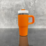 20 Pack 25 Pack Halloween 14oz/40oz Mirror Black Mirror Underneath Powder Coated Quencher Tumbler_GGblanks