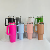 China RTS_H1.0 New Colors 40oz Stanley Style Tumblers for Laser Engraving_GGblanks