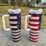 25 Pack 40oz H2.0 Flag Designed Tumblers_GGblanks ship from China