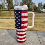 25 Pack 40oz H2.0 Flag Designed Tumblers_GGblanks ship from China