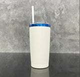 25 Pack 20oz Blue Mirror Plate Powder Coated Coffee Mugs for Laser Engraving_GGblanks