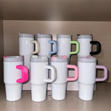 25 Pack 14oz blank sublimation tumblers with colorful lids_GGblanks