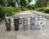 20 Pack 40oz H2.0 Logo Designed Modern Camo Southern Tumblers Stainless Steel Quencher Tumblers_GGblanks