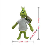 25 Pack Ready stock blank sublimation Christmas grinch Plush Toy _GGblanks