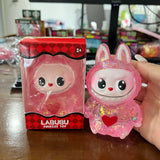 60 Pack Cute Glitter LABUBU Maltose Squishy Stress Relief Fidget Toy with Gift Box for Kids_GGblanks