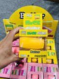 72 Pack Needoh Flour-filled TPR Yellow Strawberry 4oz Squishy Butter Stick Stress Relief Fidget Toy for Kids_GGblanks