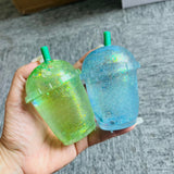 72 Pack Maltose Cute Glitter Needoh Drink Starbucks Squishy Stress Relief Fidget Toy with Gift Box for Kids_GGblanks