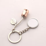 2024 new rose blank Valentine's Day keychain gift_50pcs_ GGblanks