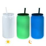 25 Pack China Warehouse New Glow in the Dark 16oz Sublimation Stainless Steel Can_GGblanks