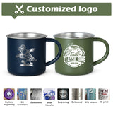 36 Pack 400ML 14oz Coffee Mug Stainless Steel Mug for Camping_GGblanks