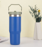 China RTS_20oz 30oz Colorful Water Bottle with Colorful Handle 25pcs With Lid Sold By Case STSP001 -GGblanks