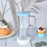 25 Pack 20oz Single Wall Acrylic Tumblers with Handle and Colorful Lid_GGblanks