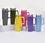 China RTS_H1.0 New Colors 40oz Stanley Style Tumblers for Laser Engraving_GGblanks