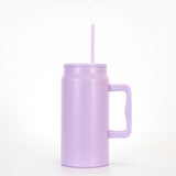 China RTS_50oz Stainless Steel Double Walled Tumblers Solid Color Car Cups with Handle_GGblanks