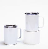 ChIna RTS_Hot sale 10oz/12oz/16oz Sublimation Blanks White Color Coffee Mug With Handle 50PCS Sold By Case_GGblanks