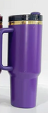 20 Pack USA RTS 40oz H2.0 Mirror Gold Plated Wine Red Cranberry Maroon Black Blue Purple White Tumblers_GGblanks