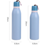 18oz 24oz Owala Style Macaron Tumbler Outdoor Sport Handle Water Bottle_GGblanks
