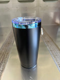 25 Pack 20oz Blue Plated Black Cream Powder Coated Car Cups for Laser Engraving_GGblanks