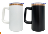 20 Pack 20oz Rainbow Plated/Copper Plated/Sublimation Blanks Stainless Steel Coffee Mugs with Handle_GGblanks