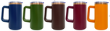 20 Pack 20oz Rainbow Plated/Copper Plated/Sublimation Blanks Stainless Steel Coffee Mugs with Handle_GGblanks
