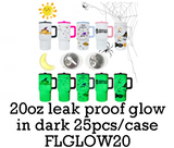 25 Pack Blank Sublimation 20oz Tumbler with Leakproof Straw Lids_GGblanks