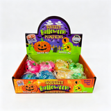 72 Pack Halloween Glitter Sparkling Pumpkin Maltose Filled Squishy Toys Stress Relief Sensory Fidget Toy_GGblanks