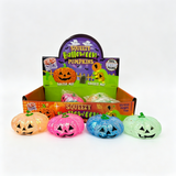 72 Pack Halloween Glitter Sparkling Pumpkin Maltose Filled Squishy Toys Stress Relief Sensory Fidget Toy_GGblanks