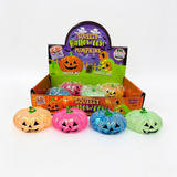 72 Pack Halloween Glitter Sparkling Pumpkin Maltose Filled Squishy Toys Stress Relief Sensory Fidget Toy_GGblanks