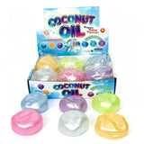 60 Pack 6cm Pearly Shimmer Style Coconut Oil Squishy No-Rebound Moldable Fidget Stress Ball_GGblanks