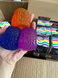 72 Pack Needoh Style Iced Gumdrop Squishy Iced Candy Stress-Relief Fidget Toy_GGblanks