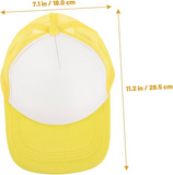 100 Pack Blank Baseball Caps for Sublimation Polyester Fiber Light Cap Man Bulk_GGblanks