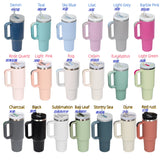 20 Pack China RTS 20oz 30oz 40oz H2.0 Colorful Stanley Style Travel Tumblers with Handle_GGblanks