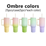 China RTS_40oz powder coated Simple- Modern-style stainless steel travel tumblers 20pcs- GGblanks