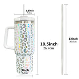 20 Pack 40oz Holographic Print Leopard Travel Quencher Tumblers 3 colors Mixed_GGblanks