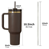 20 Pack Gold Plated Tumblers Dark Chocolate Brown H2.0 30oz 40oz Quencher Tumbler_GGblanks